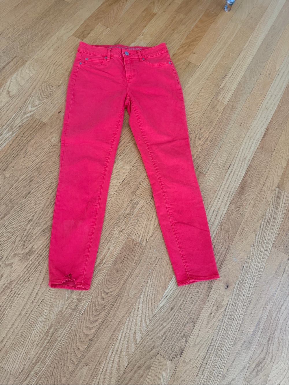 Ladies Size 27 "Articles Of Society" Neon Pink Skinny Jeans GUC